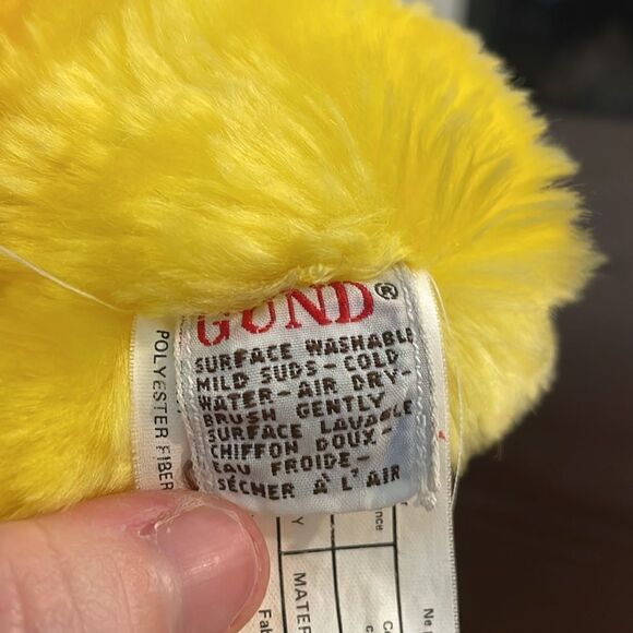 Vintage 1976 Gund Stuffed Animal Toy Duck Duckie Chick Good Condition Adorable - Picture 7 of 8